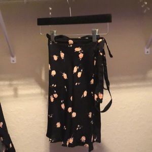 Brandy Melville Rose Ballet Wrap Skirt